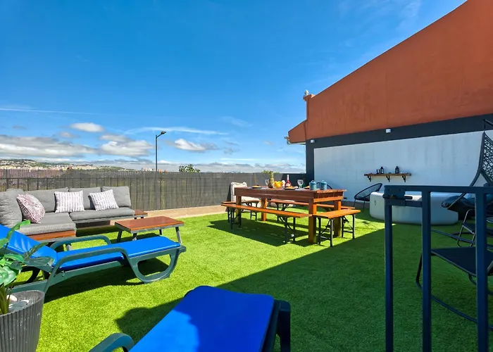 Portucale ! Santa Clara Terrace & Jacuzzi *